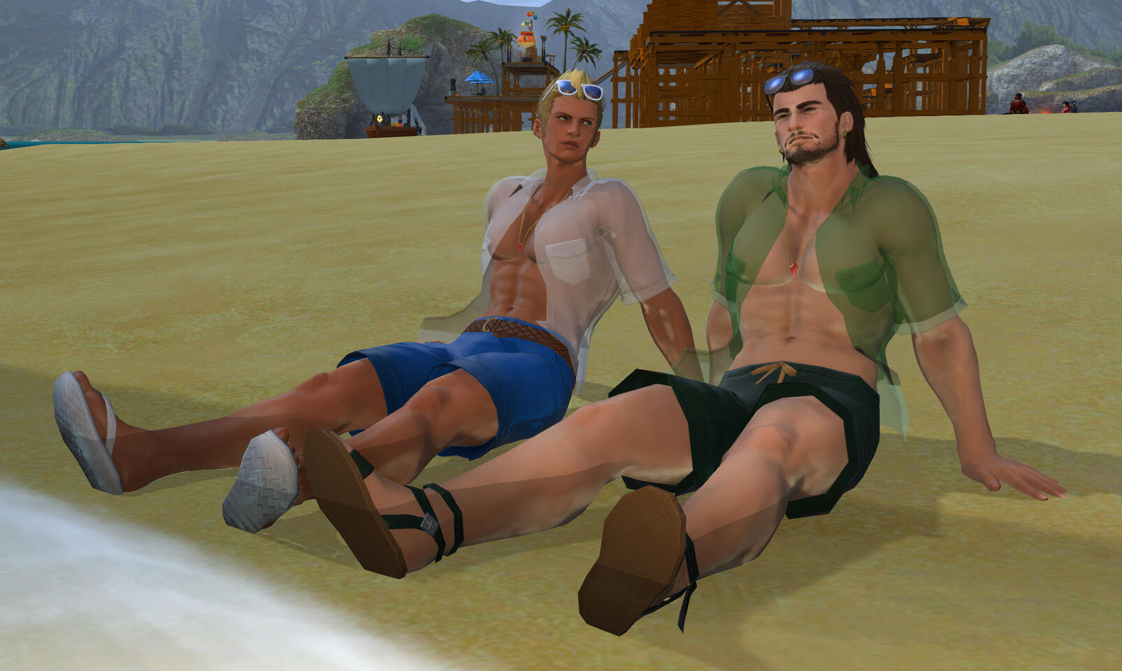 Enjoying the Beach With Vinz