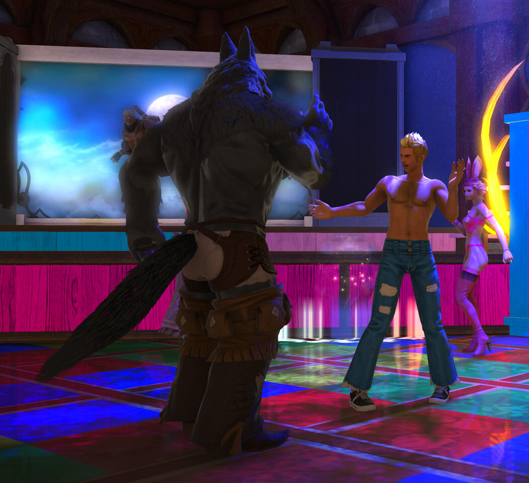 Shaking A Tail Feather At The Rainbow Room