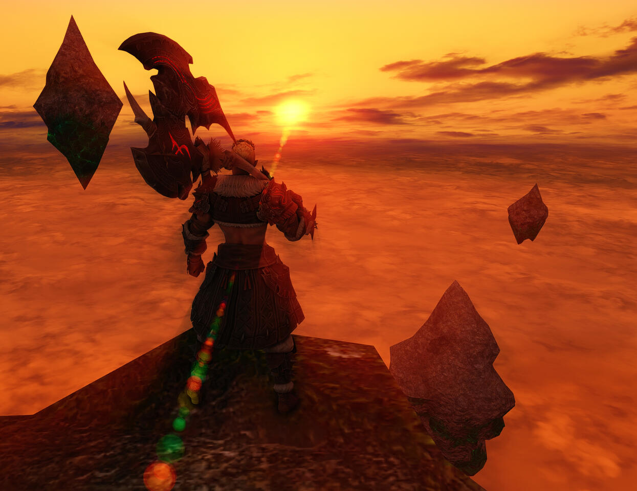 Sunset in the Sea of Clouds